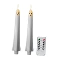 thumbnail image 3 of Velas cónicas sin llama, velas LED decorativas para ventanas, candelabros LED de 27 cm (10,63 pulgadas) con 2 piezas, 3 of 9