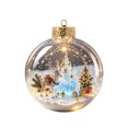 thumbnail image 2 of Light-Up Christmas Balls, Glowing Christmas Story Ornament, Light-Up Mini Holiday Scene with Warm LED Light, 2 of 7