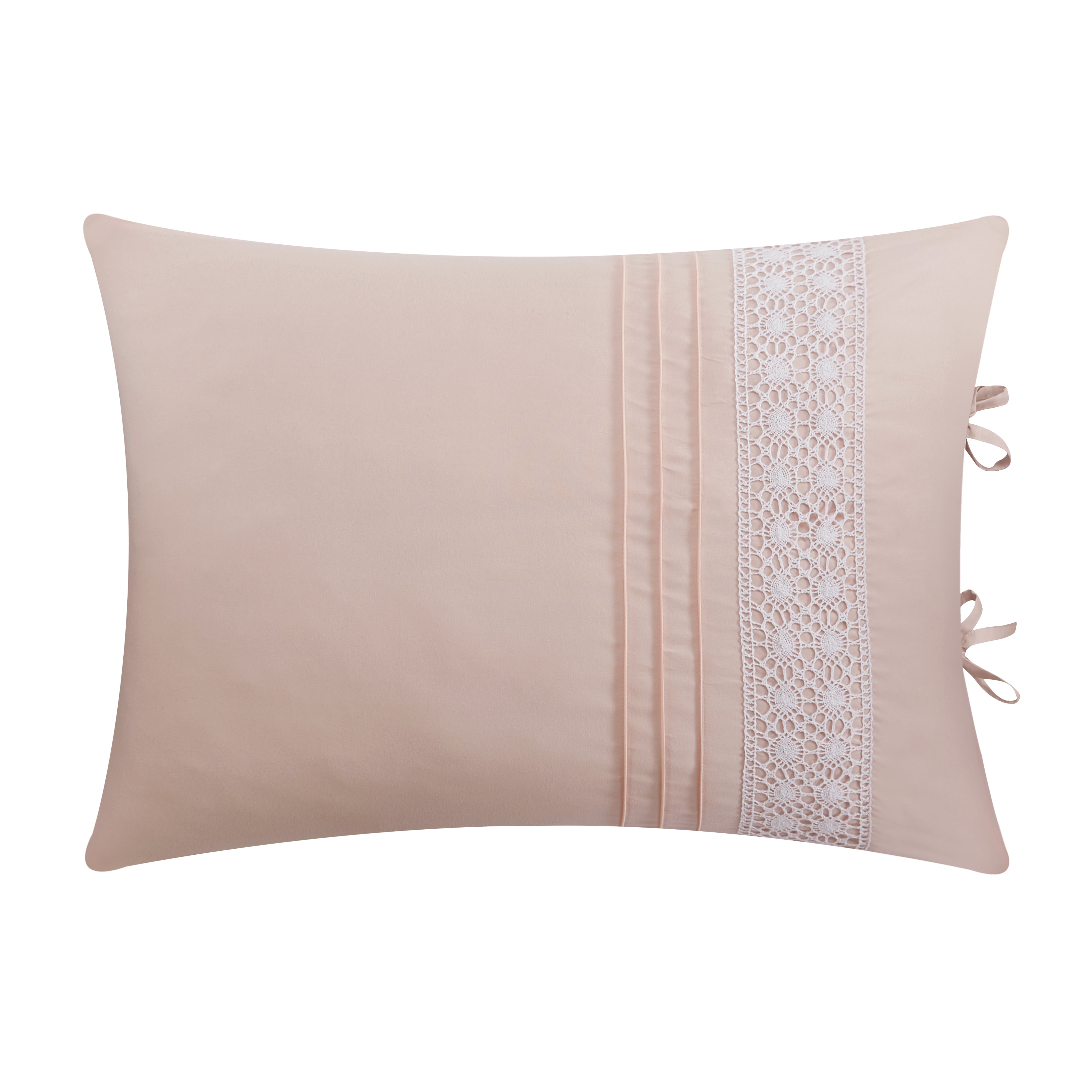 Chic Home Brye 7-Piece Embroidered Comforter Set,Twin, Blush