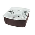 thumbnail image 2 of Lifesmart Leganza Hot Tub - 6-Person, 90- Jet, 230-Volt Spa in Arctic White/Espresso, 2 of 15