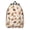 Football Megaphone Beige, variant on Football Bow Pink Pattern Backpack for School, Cute School Bag with Adjustable Shoulder Straps and Padded Back, 15.7"x11.8"x5.5"