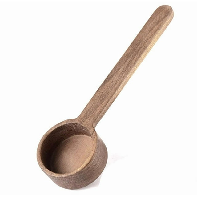 Cishnou Cucharas De Madera Para Botes Cuchara De Café Estilo Coreano 6.61 Pulgadas Cuchara Molida De Madera Para Café Medición Para Frijoles Molidos O Té Sopa Cocina Mezclador Agitador Herramientas De