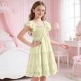 thumbnail image 6 of Teen Dresses For Special Occasions Cold Shoulder Junior Bridesmaid Dresses for Teens Girls Chiffon Wedding Guest Formal Pageant Gowns 2-14, 6 of 7