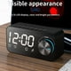 thumbnail image 5 of Reloj Despertador Digital Con Altavoz , Pantalla De Reloj Espejo Radio Temperatura En Tiempo Real Anuncio De Voz Modo AUX, Micrófono Con Cancelación De Ruido HD, 5 of 8