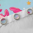 thumbnail image 4 of Manfei Kawaii Axolotl Curtains Pack of 2 (42x84 Each) for Teens Kids,Cartoon Animal Curtains Blackout,Cute Marine Salamander Bedroom Curtains,Lightweight Room Decor, 4 of 6
