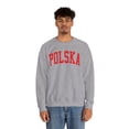 thumbnail image 5 of Polska Poland Polish Sweatshirt Gifts Crew Neck Shirt Long Sleeve Unisex, 5 of 7