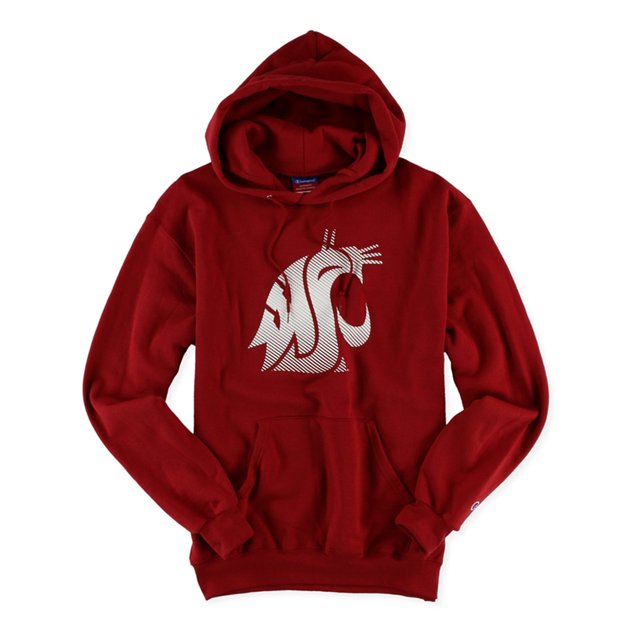 Champion WSC Hooded Logo Sudadera con capucha para hombre, rojo, mediano Champion Sudadera