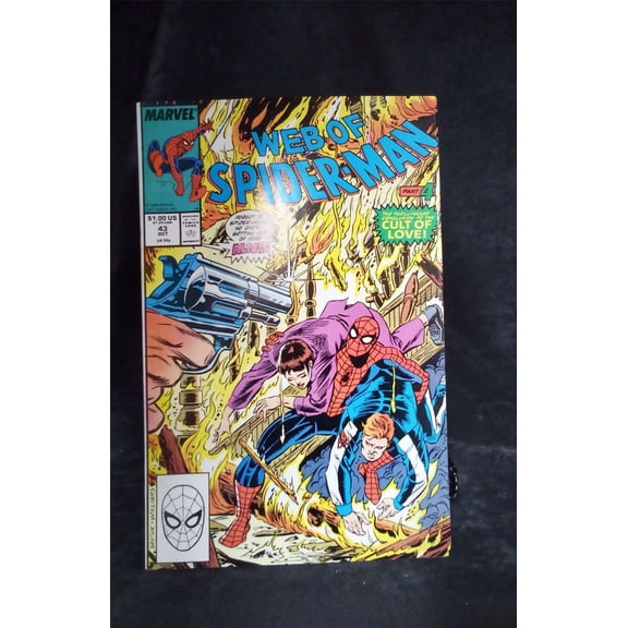 Pre-Owned Web of Spider-Man #43 1988 Marvel Comics Comic Book