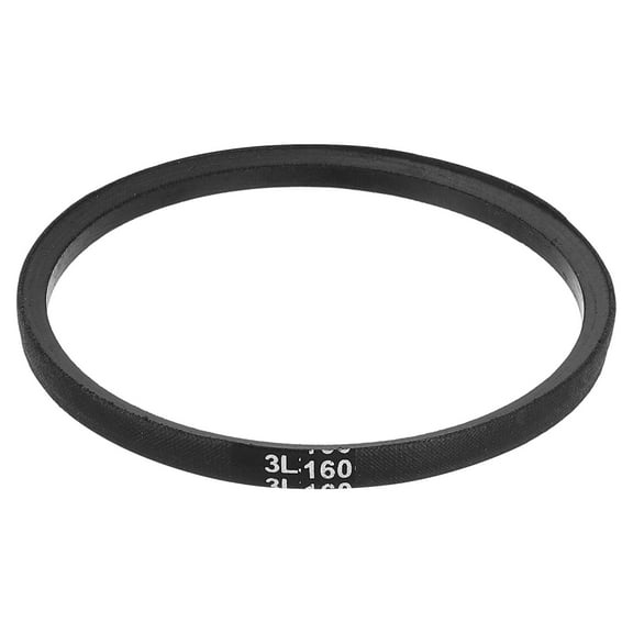 Uxcell 3L160 Classic Wrapped Rubber V-Belt, 16"(406mm) Outside Circumference, 3L Profile V Belt 3/8" Width 7/32" Height