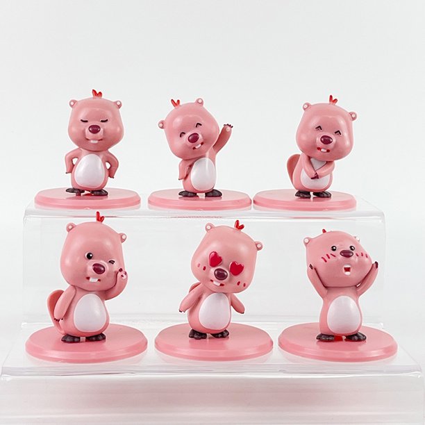 Caja ciega de rubí coreano Heqiyon figura de mano adorno regalo para niña 6 cm 193 g