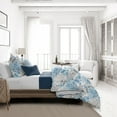 thumbnail image 3 of 6ix Tailors REE-OCE-BLU-CMF-QN-3PC Reef Comforter & 2 Pillow Shams Set, Blue - Queen Size - 3 Piece, 3 of 5