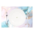 thumbnail image 2 of Ryvnso 1 Piece Placemats Green Marble Dining Mats Heat-Resistant Non-Slip Washable Table Mat, 2 of 8