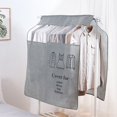 thumbnail image 6 of Hanging Clothes Rack Cover With Window Expandable Closet Protector For Coats Suits Dresses, 6 of 9