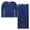 Solid Navy, variant on Black Bear Boys' Thermal Underwear Set - 2 Piece Base Layer Long Sleeve T-Shirt and Long Johns