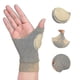 thumbnail image 2 of ZHAOCHENG Guantes de terapia de compresión con relleno de gel para pulgar, mano y muñeca, talla L, color piel, 2 of 4