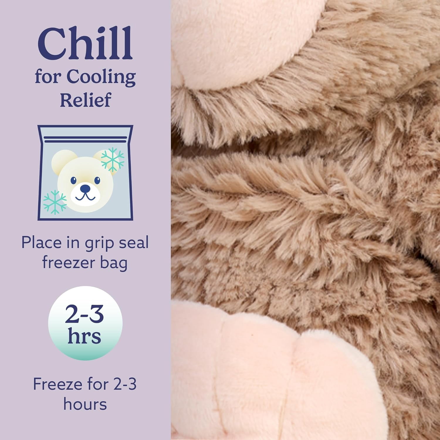warmies 13” Bigfoot Stuffed Animal, Microwavable Heated Plushies and Weighted Soft Plush Toys