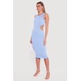 thumbnail image 2 of Women's Rib Knit Cut Out Back Midi Tank Dress, 2 of 3