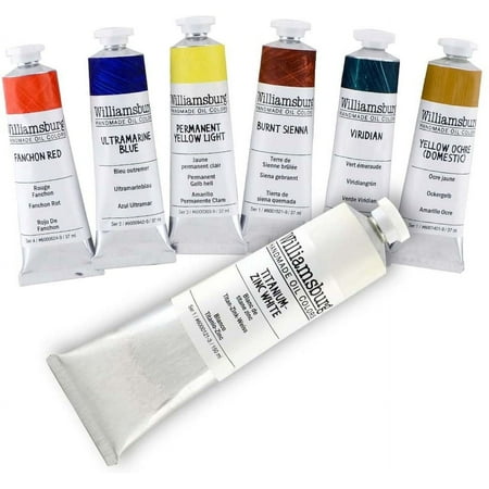UPC: 0877463009013 | Williamsburg Basic Oil Paint Set 7 Colors