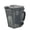 Gray, variant on Trash Can Shaped Ceramic Mug With Lid Funny Recycling Bin Coffee Mug 3.35 x 4.53 x 2.17 Inches 1 Pack