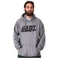 thumbnail image 4 of Funny It's Not Rocket Surgery Joke Hoodie Sweatshirt Women Men Brisco Brands L, 4 of 6