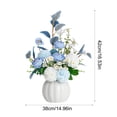 thumbnail image 3 of BiFandian Nordic Style Artificial Potted Flower, Faux Floral Arrangement in Ceramic Vase Planter, Lifelike Home Centerpiece Accent for Living Room Dining Table Shelf Decoration, 3 of 6