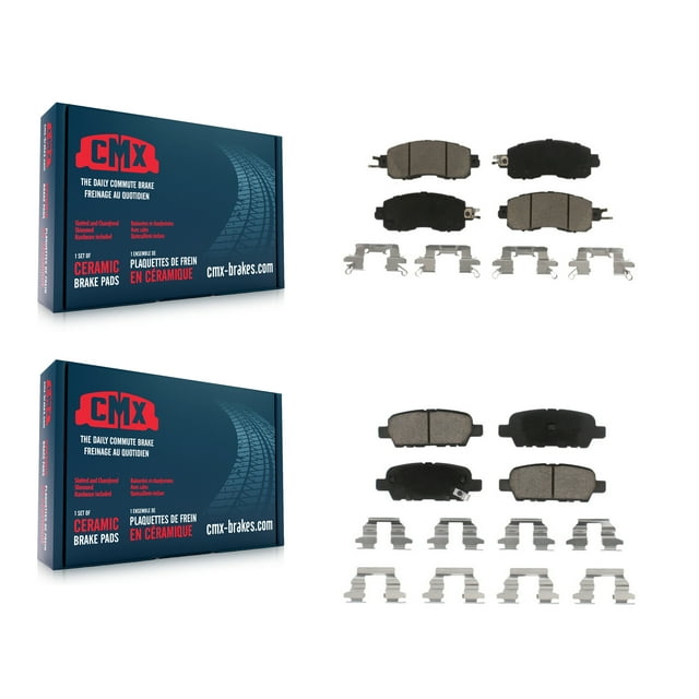 CMX Front Rear Ceramic Brake Pads Kit for Car Nissan Altima LEAF KCX-100210