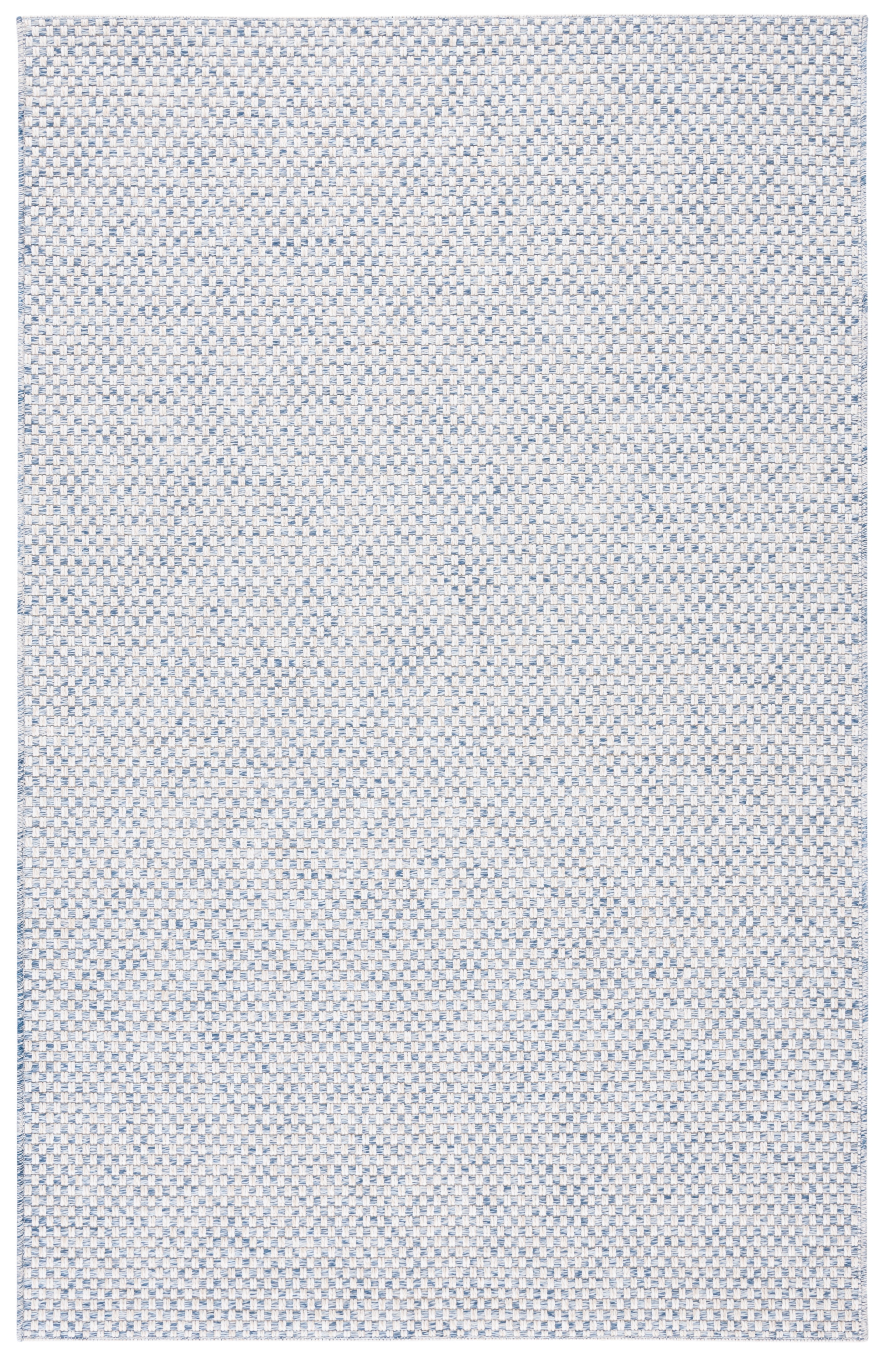 Safavieh Sisal All-Weather Delroy Solid Indoor/Outdoor Area Rug, Blue/Ivory, 10' x 14'