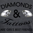 thumbnail image 3 of CafePress - Diamonds And Tattoos Women's Deluxe T Shirt - Womens Tri-blend T-Shirt, 3 of 4