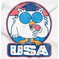 thumbnail image 2 of Tootsie Mr Owl USA American Patriot Unisex Plus Size Zip Hoodie Brisco Brands 3X, 2 of 5