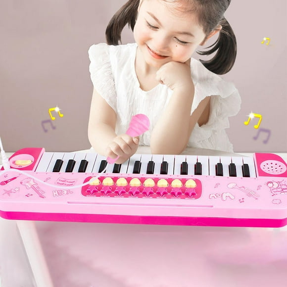 teenager Keyboard Piano With Microphone- 37 Keys Keyboard Piano teenager Multifunction Music Educational Instrument Toy Keyboard Piano For 3,4, 5, 6, 7, 8 Girl-SHUNJING