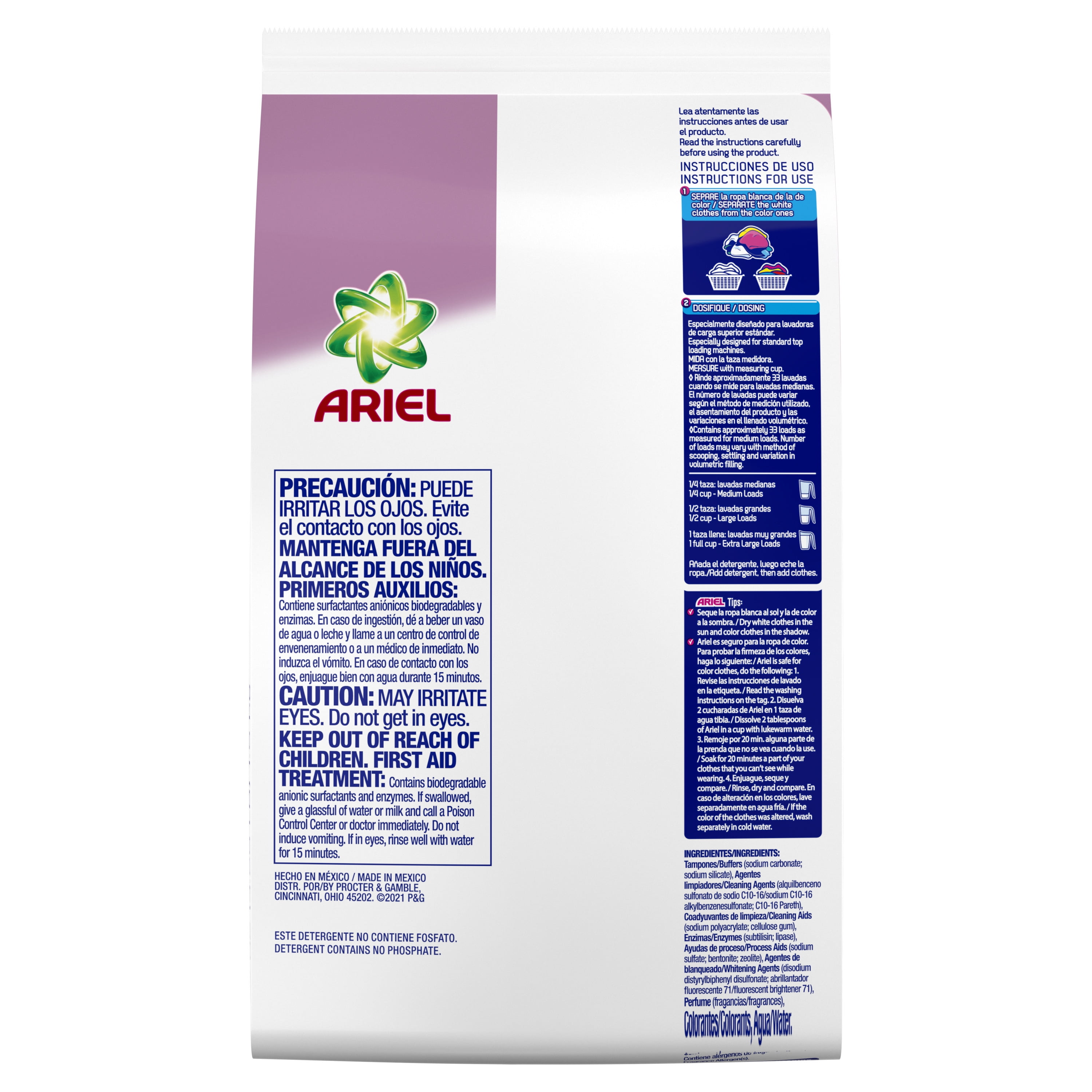 Ariel with a Touch of Downy Freshness, 33 Loads Powder Laundry Detergent,  52 oz 