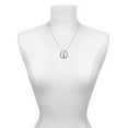thumbnail image 3 of Delight Jewelry Stainless Steel Rectangular Blank Tag - Joy Ring Charm Necklace, 18", 3 of 4