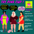 thumbnail image 3 of Menstrual Cup Pink Cup Reusable Period Cup Menstrual Disk, 3 of 8