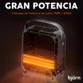 thumbnail image 5 of Calefactor Eléctrico 1500W PTC Simulador Chimenea I Marca björn I Control por Perilla, 5 of 5