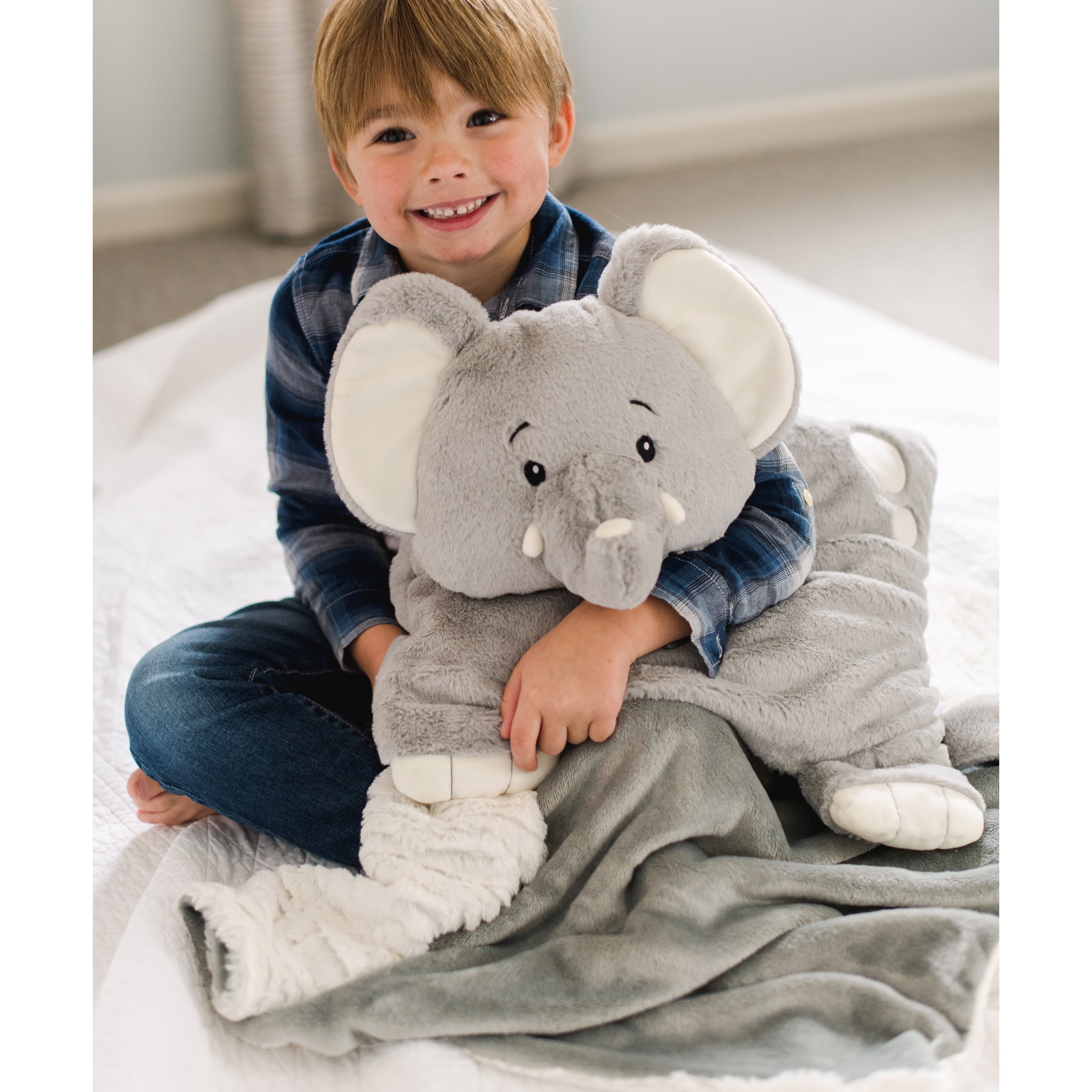Animal Adventure® Wild for Style™ Cuddle Combos™ Elephant Plush & Blanket