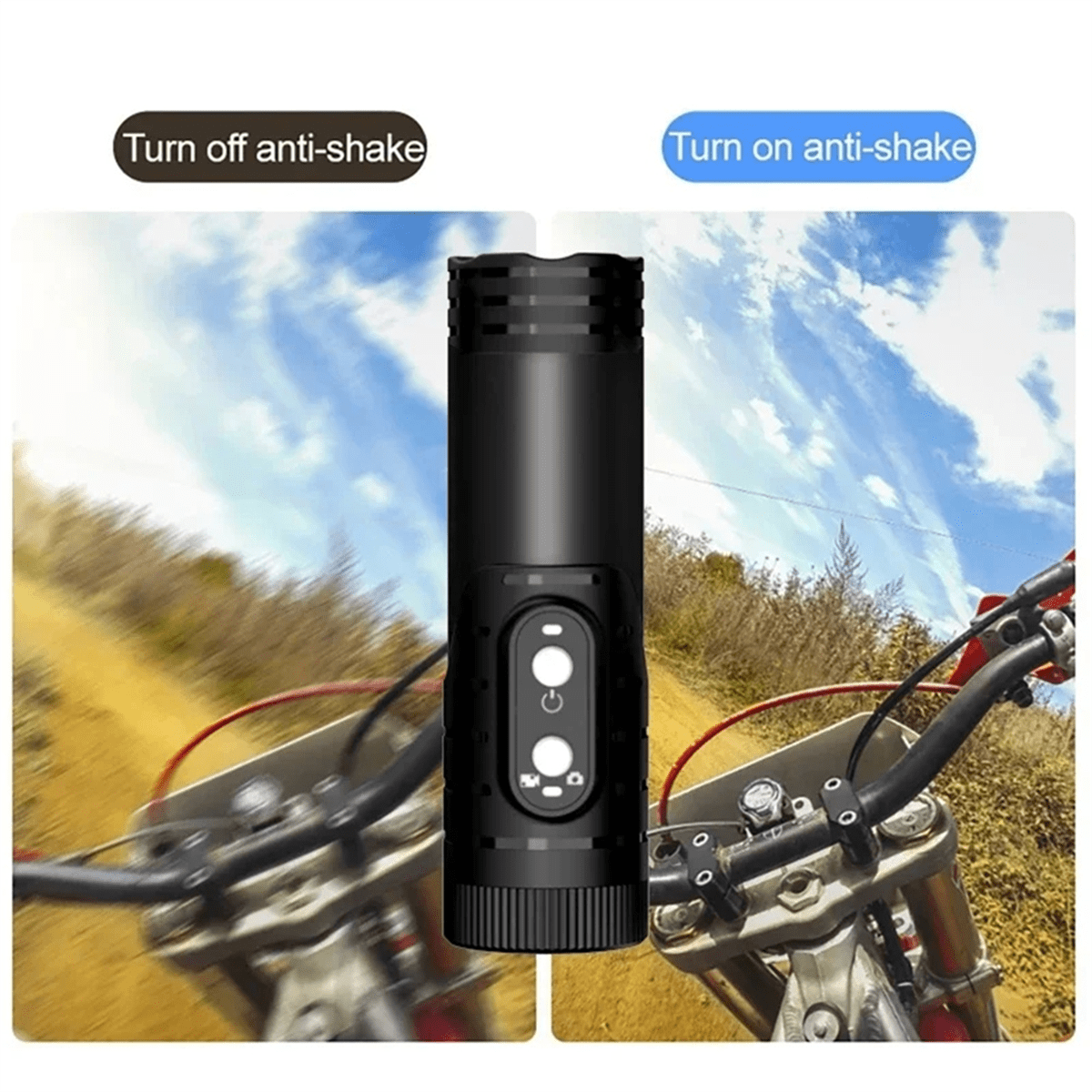 4K Mini Sport DV Action Sport Camera Flashlight Full HD 1080P Video Ideal Bodycam for Bike Cycle, Motorcycle,1 * Sport Camera,Black