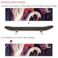 thumbnail image 2 of Swan Skateboard Grip Tape Stickers Pack of Two - Emery Surface, PVC Backing, 8.8x32.6in/22.4x83 cm - Skateboard Accessories, 2 of 5