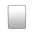 thumbnail image 5 of Noble House 24"x32" Bathroom Wall Mirror, Aluminum Frame, 4mm Glass, Vertical Mount, for Living Room, Entryway, Black, 5 of 9