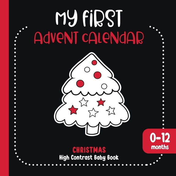 Pre-Owned My First Advent Calendar: High Contrast Christmas Baby Book (Paperback) 8383590121 9788383590127