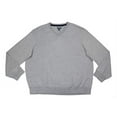 thumbnail image 3 of Club Room Men’s Merino Performance V-Neck Sweater, Smoke Heather, XXX-Large, 3 of 3