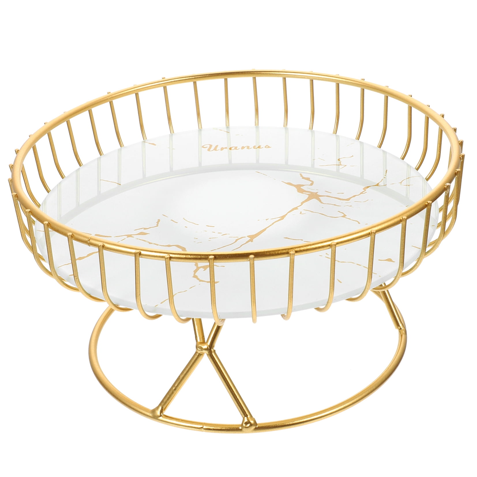 HINTRMENT Basket Tray Multi-Functional Basket Metal 1Pcs