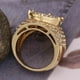 thumbnail image 4 of Anillo de aleación para hombre, repleto de diamantes, de gran tamaño y con un toque dominante., 4 of 5