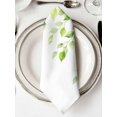 thumbnail image 2 of nqOlkjepod Spring Eucalyptus Leaf Cloth Napkins Set of 6 Reusable Dinner Napkins, Green Botanical Nature Plants Cocktail Napkin Washable Table Napkins for Wedding/Holiday Party/Baby Shower 20"x20", 2 of 8