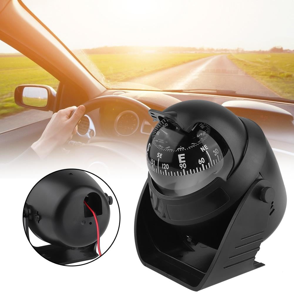Self-Adhesive Automobile Dashboard Compass Portable Compass Ball for Marine Boat Truck Car GLOGLOW Dash Mount Compass 