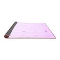 thumbnail image 2 of Ahgly Company Indoor Rectangle Solid Purple Modern Area Rugs, 2' x 4', 2 of 4