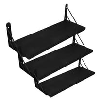 Masteelf 1 Set Wood Floating Shelf Figure Artware Display Stand Wall Mounted Floating Shelf for Living Room