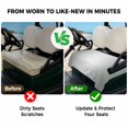 thumbnail image 4 of Golf Cart Seat Covers for 2 Seater,Grey Green Orange Ombre Microfiber Cart Seat Towel Blanket,Modern Gradient Abstract Art Absorbent Breathable Non Slip Bench Seats Protector for Golf Course 51"x31", 4 of 9