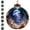B17, variant on Glowing Christmas Story Ornament,Christmas Light-Up Hanging Ornament with Mini Holiday Scene,LED Warm Glow Decoration for Tree Wreath Mantel Shelf Window and Party Decor (B8)