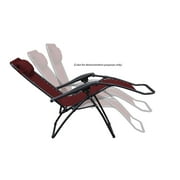 Caravan Canopy Infinity Zero Gravity Steel Frame Patio Deck Chair, Camouflage