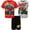 Black/ red/ grey, variant on Blaze & the Monster Machines Stripes Zeg Little Boys T-Shirt Tank Top & Bike Shorts 3 Pcs Outfit Set Black/ Red/ Grey 7-8